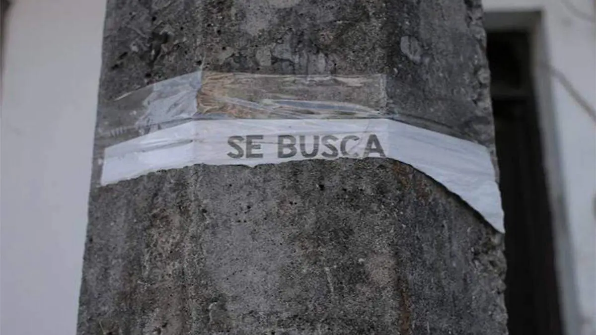 Cartel se busca desaparecidos